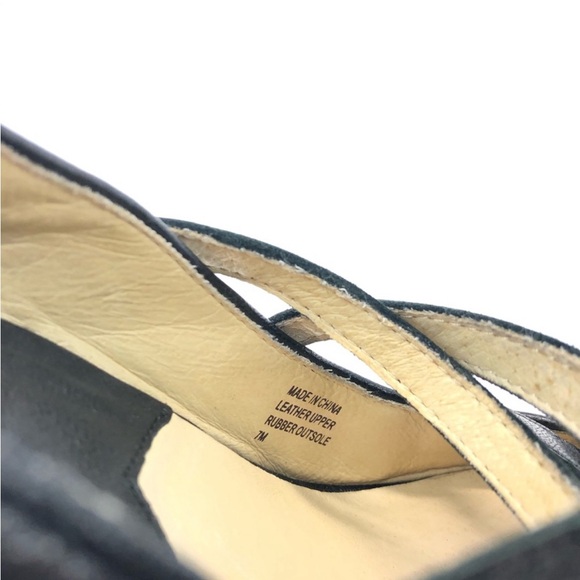 Michael Kors Leather "CARLA" Platform Sandals/High Heel - Picture 5 of 8